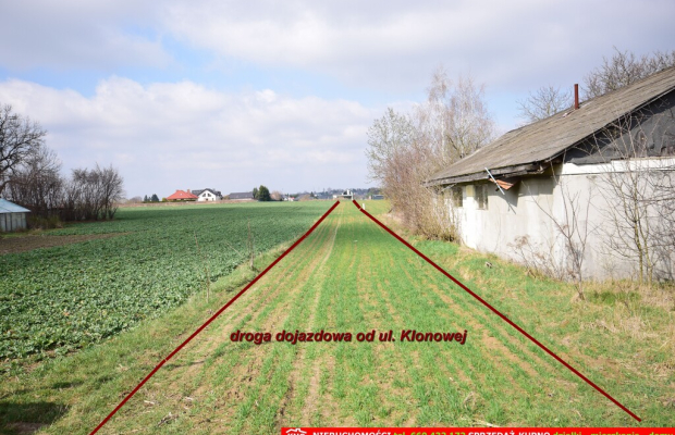 Kalinówka- 10 ar z dopuszcz. zabud. mieszk. media