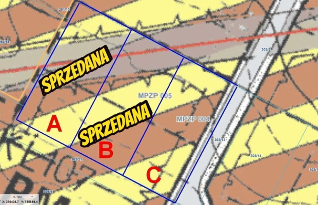 Kalinówka- 10 ar z dopuszcz. zabud. mieszk. media