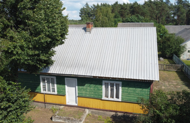 Dom na działce w Woli Chodkowskiej gm. Kozienice.