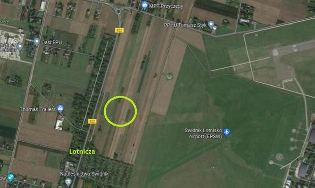 Działki usług. SAG w pobl. lotniska, Świdnik