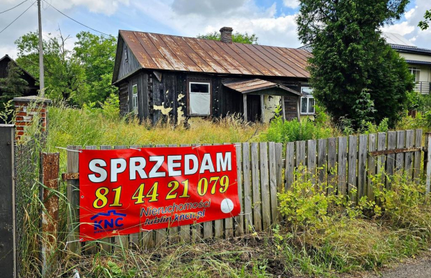 Atrakcyjna działka z domem - Zalesie gm. Niemce
