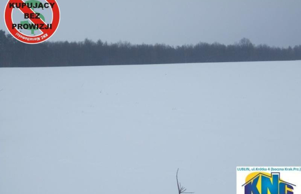 Działka pod zabudowę jednorodzinną.