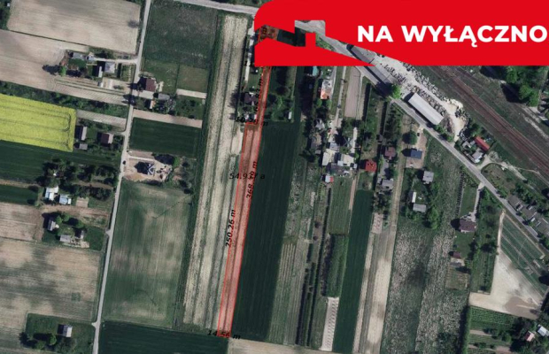 Sadurki - działka rolno-budowlana - 62ar