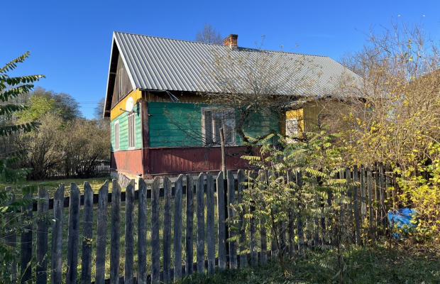 Dom na działce w Woli Chodkowskiej gm. Kozienice.