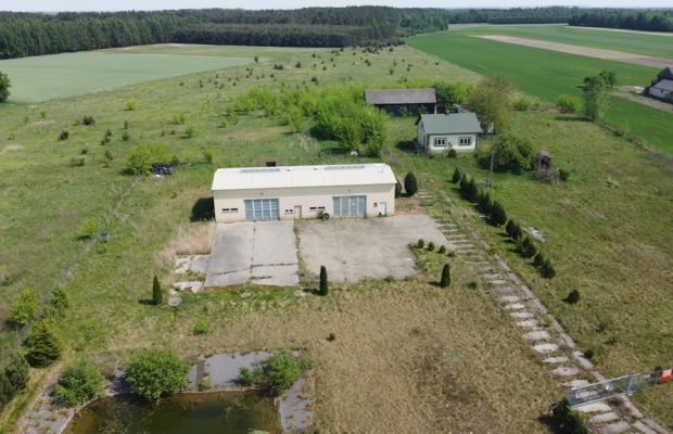 Hala produkcyjno-warsztatowa 209 m kw. gm. Przyłęk