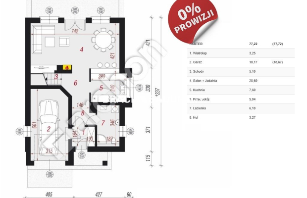 DOM WOLNOSTOJĄCY 136m2 /bez prowizji