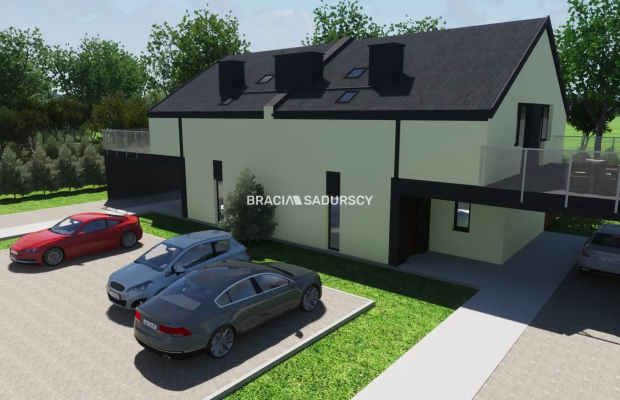 Domy Bliźniaki 131 m2w otulinie lasu Michałowice 