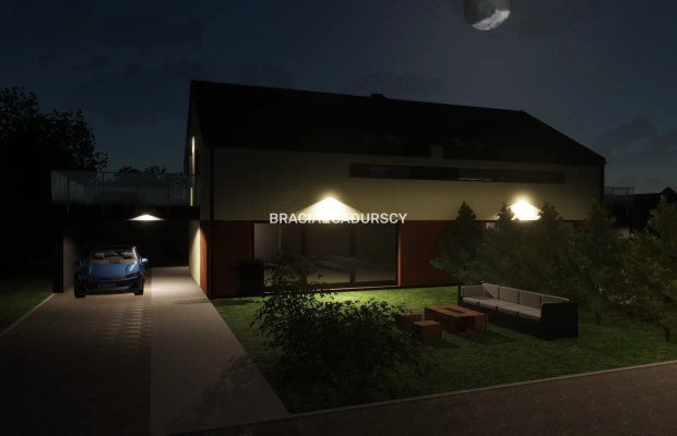 Domy Bliźniaki 131 m2w otulinie lasu Michałowice 