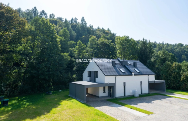 Domy Bliźniaki 131 m2w otulinie lasu Michałowice 