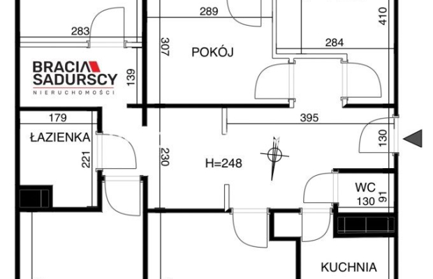 4 pok (oddzielne) ok 81m2 Dębniki Ruczaj 