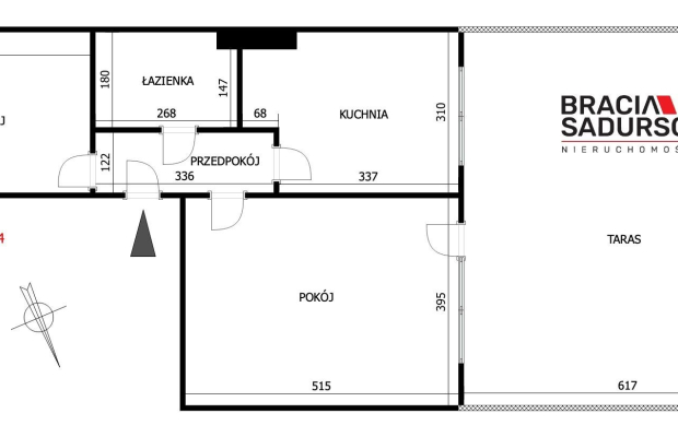 2 pok z osobną kuchnią/taras/-ul. Malachotowa