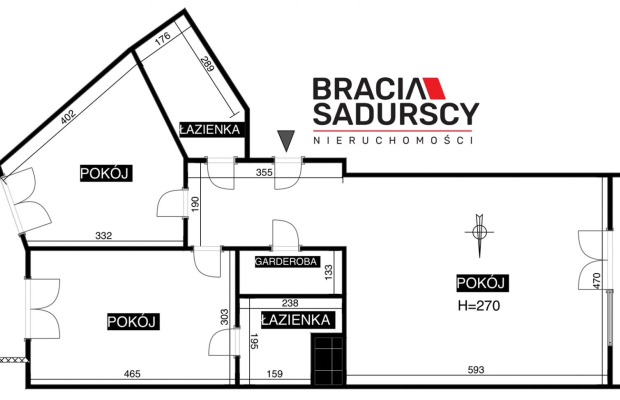 Apartament,3-pok, Grzegórzki Park