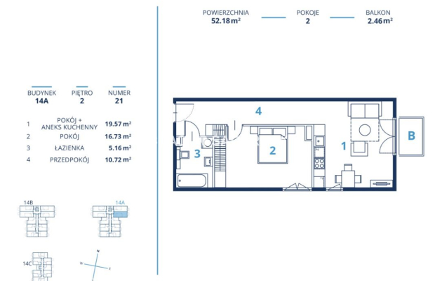 Gotowa inwestycja - metraże od 39 m2, Kraków