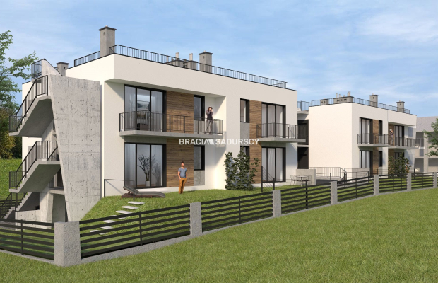 3 pok 63m2 balkon+taras Biezanów 11.400/m2