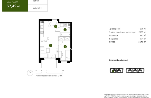 Smart Apartament na Prądniku Białym blisko Zieleni