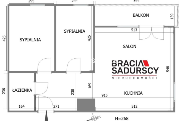 3 pokoje - Wieliczka - 63m2 