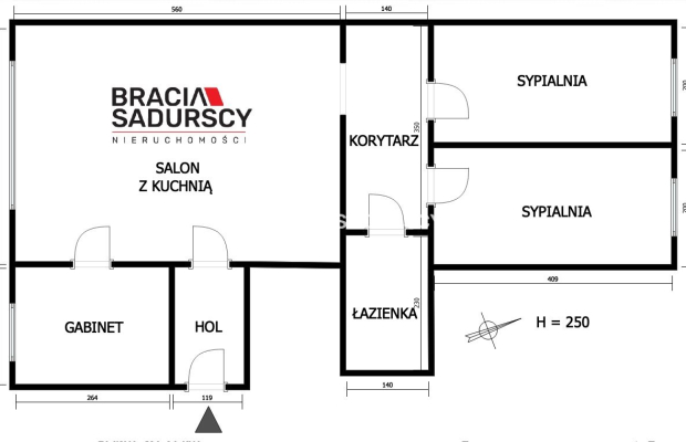 Mieszkanie 4-pokojowe | 55,5 m² | Nowa Huta
