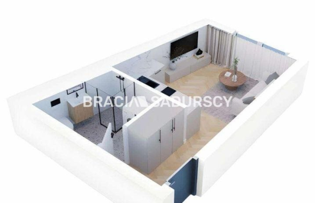 Kameralny apartament w Podgórzu.