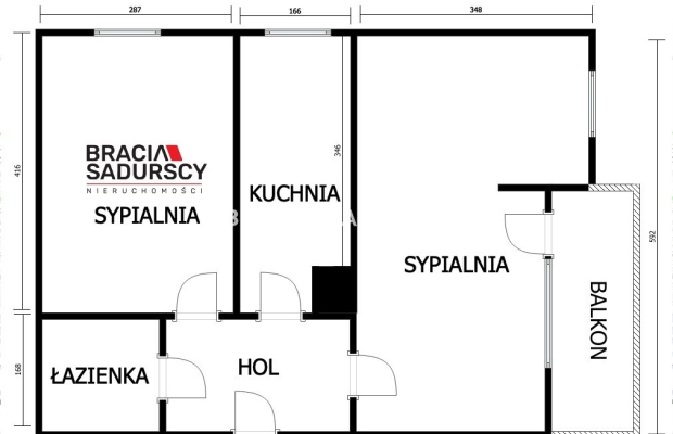 2-pok. z balkonem, 9. piętro, Mistrzejowice!