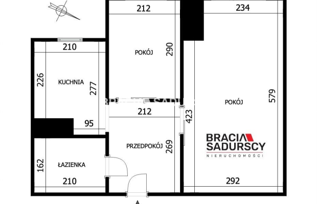 2-pokojowe mieszkanie 37 m² – ul. Zubrzyckiego