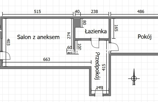 2 pok z balkonem ul. Okulickiego.