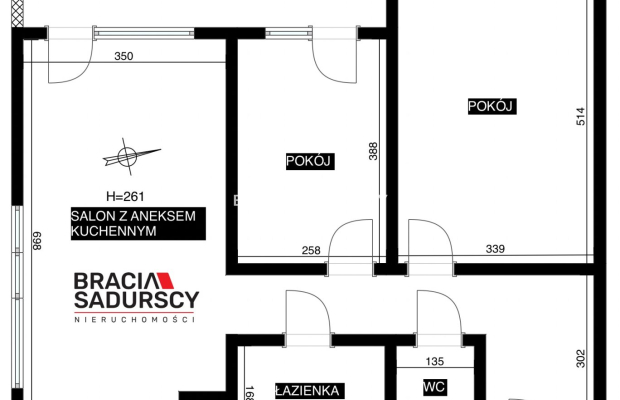 Nowe 3 pok Górka Narodowa 70 m2 Widok na Lasek