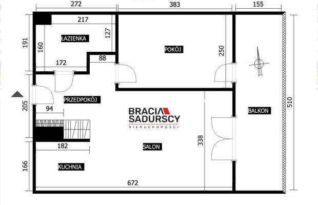 Mieszkanie 2 pok. 38 m² – Kordiana, komunikacja