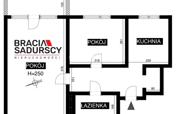 ul. Opalowa | 45m2 | 2 pokoje | Balkon 