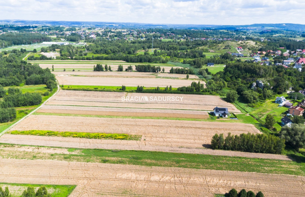 Rączna – 54 ary, 8,5 ara budowlane, blisko Krakowa