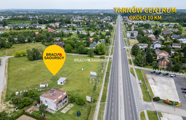 Atrakcyjny teren Tarnów przy drodze 94 