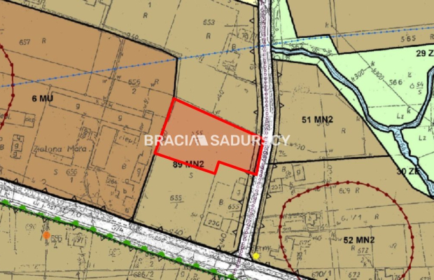 Działka budowlana inwestycyjna w Bolechowicach