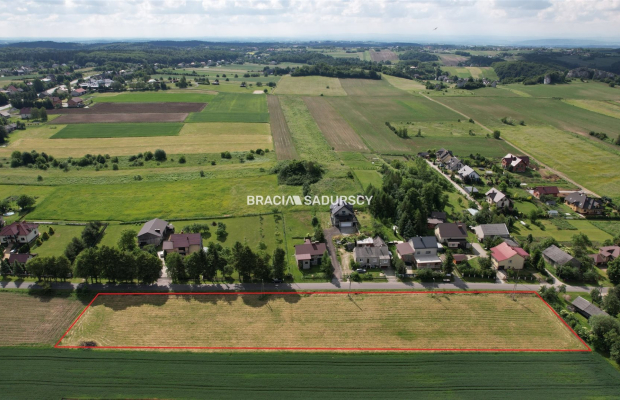 Działki budwlane o pow.  900 m2 w Jerzmanowich