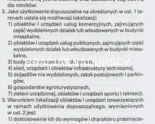 Działki budwlane o pow.  900 m2 w Jerzmanowich