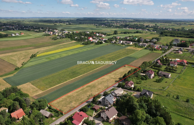Działki budwlane o pow.  900 m2 w Jerzmanowich