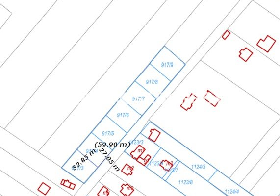 Działki budwlane o pow.  900 m2 w Jerzmanowich