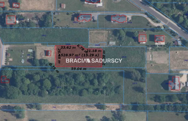 Działka budowlana o pow. 34a w Kleszczowie