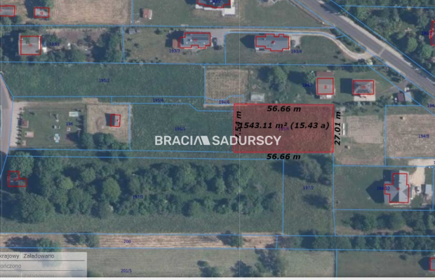 Działka budowlana o pow. 34a w Kleszczowie