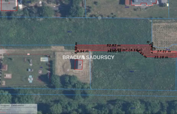 Działka budowlana o pow. 34a w Kleszczowie