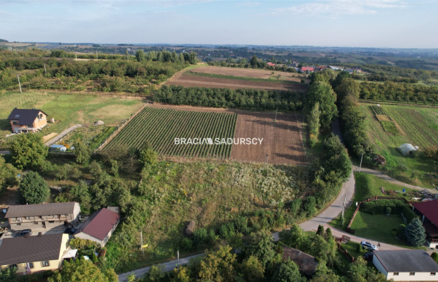 Działka budowlana 24,47 a, Damice blisko Krakowa