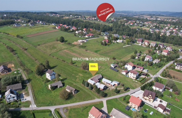 Gnojnik, Działka budowlana o pow.: 2700 m2