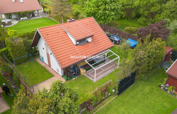 działka ROD Dobczyce Jarzynka z domem 90m2
