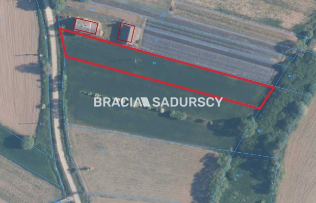 Popędzyna działka z możliwośćią uzyskania wz