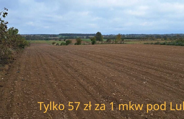 Działka  w bliskiej odległości od Lublina.
