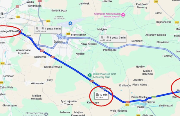 Siedlisko na działce 99a 20 minut od Lublina.