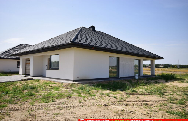 Polanówka -dom pod klucz, świetne wymiary działki.