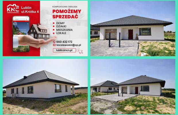 Polanówka -dom pod klucz, świetne wymiary działki.