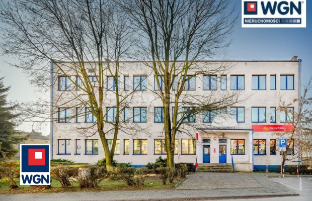 Łask, budynek biurowo-techniczny, 1850 m2, sprzedam, 650 000 zł, netto.  
  
Na sprzedaż budynek biurowy z budynkiem techniczny