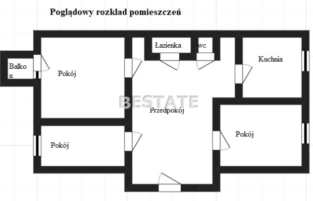 M4 rozkładowe, Piaski, balkon