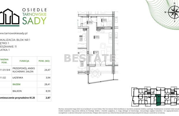 Nowe osiedle - Tarnowskie Sady