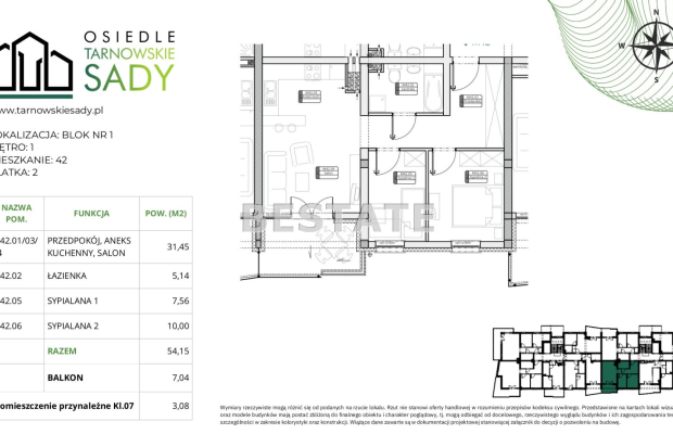 Nowe osiedle - Tarnowskie Sady